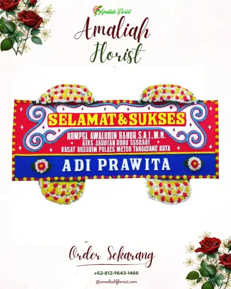 Papan Bunga Ucapan Selamat Kalimulyo
